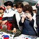 Park was impeached after months of protest against her. Some conservative protesters, particularly older Koreans, also rallied in her support.